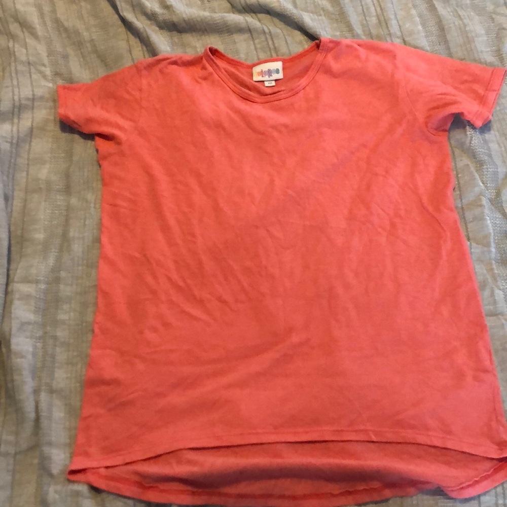 Lula roe girls size 10 tee shirt